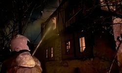 Karabük'te tarihi konak alev aldı