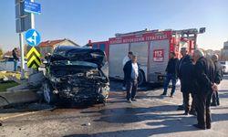 Kayseri'de otomobillerin çarpışması sonucu 5 kişi yaralandı