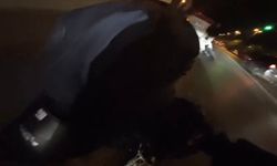 Maltepe'de Hatalı Şerit Değiştiren Otomobile Motosiklet Çarptı