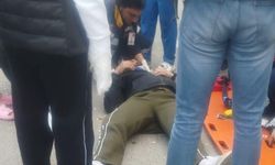 Mardin'deki fırtına motosikleti devirdi