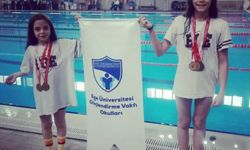 Milli yüzücü Arslan’ın kızları uluslararası başarıya imza atıyor