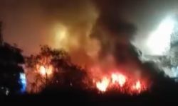 Nilüfer'de prefabrik yangını