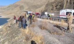 Otomobil Baraj Gölüne Yuvarlandı