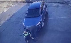 Otomobiliyle trafik polisine çarptı