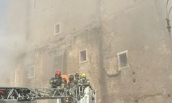 Roma'da tarihi kulede çökme