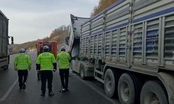 Samsun’da korkutan TIR yangını