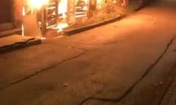 Tek katlı evdeki yangıngüçlükle söndürüldü