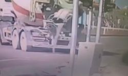 Yola beton döken mikserin sürücüsü ceza aldı