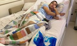 Yolun karşısına geçen yayaya otomobil çarptı