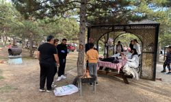 Mavi Göl’de sıcak havanın son günleri değerlendirildi