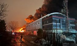 Kahve fabrikasında büyük yangın