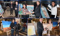 Ressamlar Kars'ın güzelliklerini tuvale taşıdı