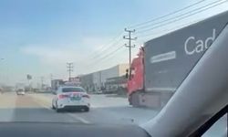 Ehliyetsiz TIR sürücüsü dur ihtarından kaçtı