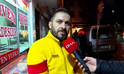 Küçükçekmece'de yol çöktü