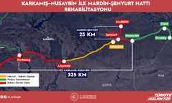 Suriye sınırındaki demir yolu hattı yeniden ayağa kalkıyor