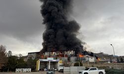 Kırıkkale'de Fabrika Yangını
