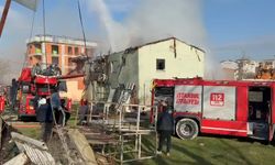 Arnavutköy'de binayı alevler sardı