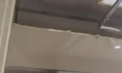 Bursa'da dairenin tavanı çöktü