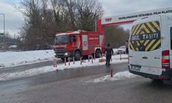 Çekmeköy'de film platosunda korkutan yangın