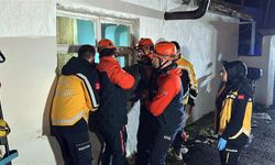 Edirne'de metruk binanın çatısı çöktü!