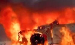 Esenyurt TEM Otoyolu'nda korkutan yangın