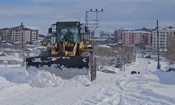 Göle'de kar kalınlığı 80 santimetreye ulaştı