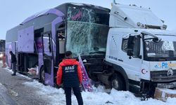 Kars'ta feci otobüs kazası!