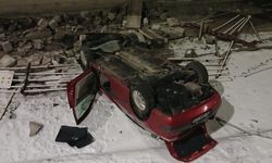 Kayseri'de otomobil bariyerleri kırdı!