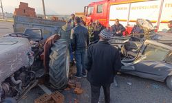 Manisa'da feci traktör kazası!