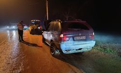 Polisten kaçan alkollü sürücü, kaza yaptı