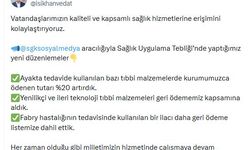 Sağlık Uygulama Tebliği'nde değişikliğe gidildi