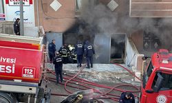 Yatak üretim atölyesinde yangın çıktı