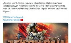 Zeytin Dalı Harekatı'nın yıl dönümü paylaşımı