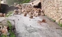 Alanya'da toprak kayması