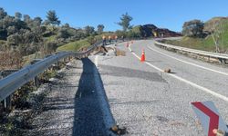 Aydın'da toprak kayması yaşandı