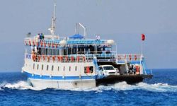 Bodrum'da büyük fırtına: Feribot seferi iptal edildi
