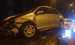 Düzce Otoyolunda Korkutan Kaza