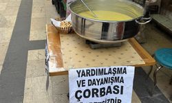 Her gün 200 bardak çorba dağıtıyor