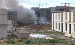 İşçilerin kaldığı konteynerde yangın