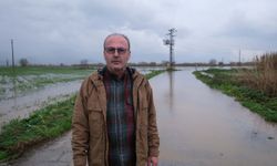 Küçük Menderes Nehri taştı; Tarım Alanlarına Su Bastı