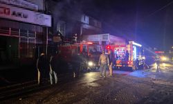 Nevşehir'de Oto Döşeme Dükkanı Yandı