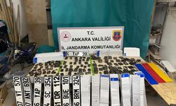 Başkentte sahte plaka operasyonu: 2 gözaltı