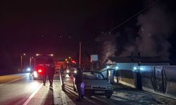 Konya'da bağ evini alevler sardı