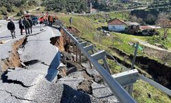 Aydın'da toprak kayması