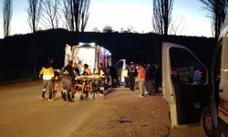 Balıkesir'de Otomobil Dere Yatağına Devrildi