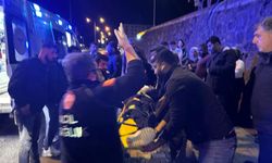 Cizre'de otomobil alt yola uçtu