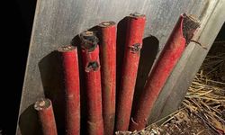 Gerilim hattı kablolarını çalmak için vinç kiraladılar