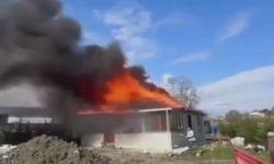 Çatalca'da korkutan yangın