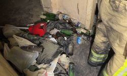 İstanbul’da çöp evde yangın paniği