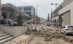 Malatya'da Cami İnşaatında Göçük